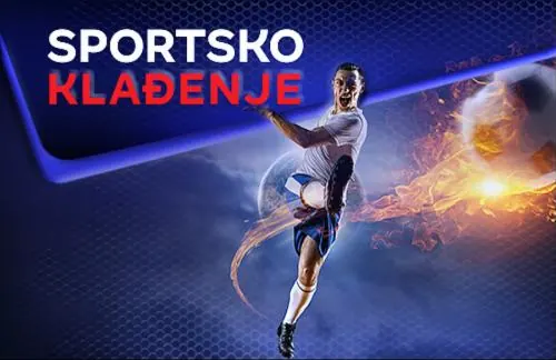 Maskota sekcije Sportsko klađenje na MerkurXtipu: fudbaler sa loptom u plamenu